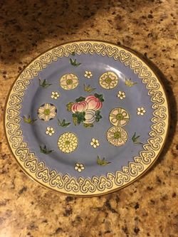 10.5”x10.5” Decorative Ceramic Plate