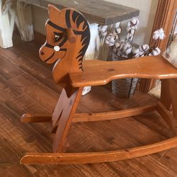 Wooden Rocking Horse
