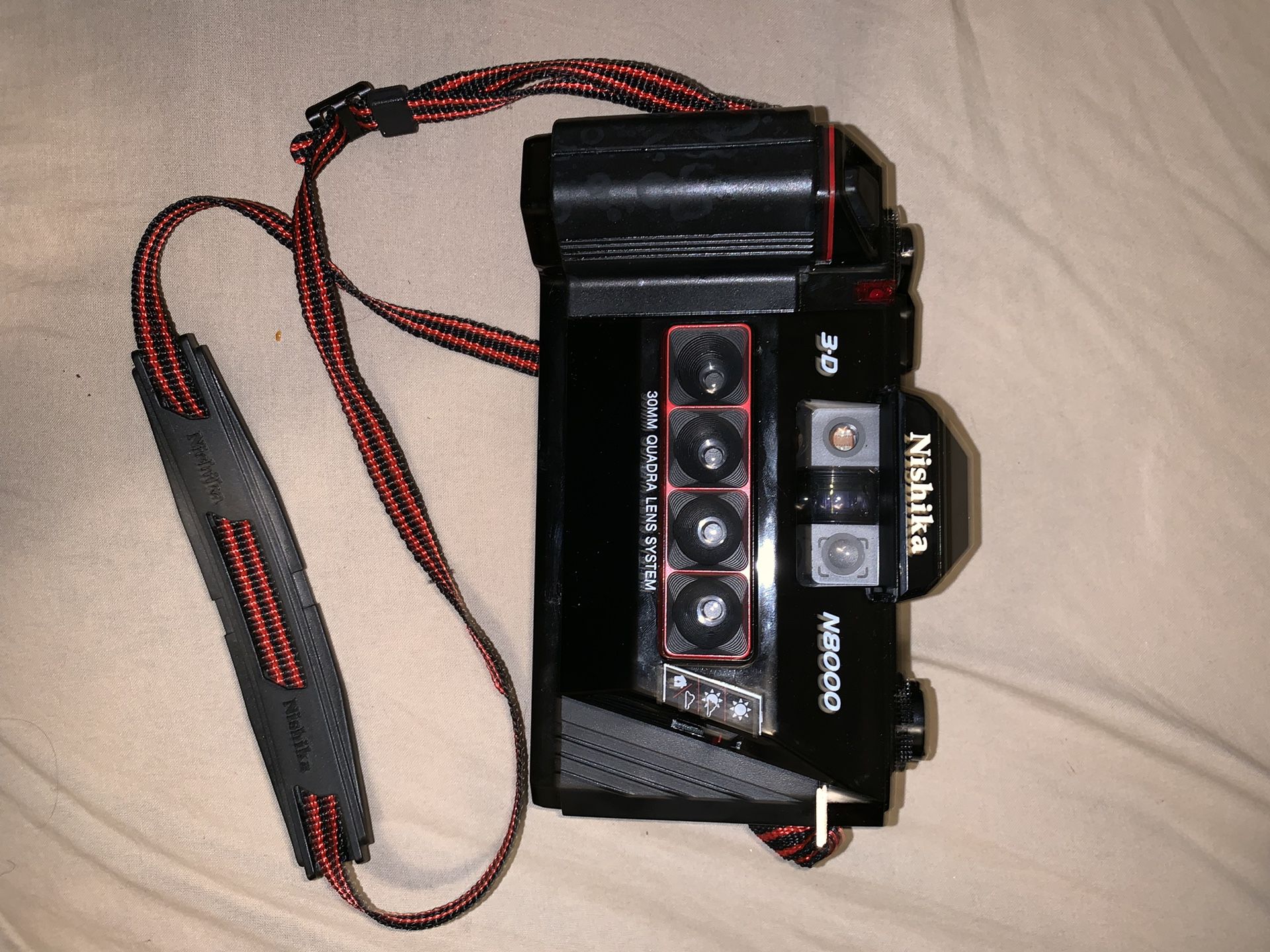 Nishika N8000 35mm Quadrascope Camera