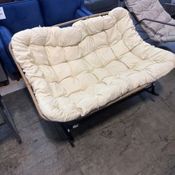 Brand New Oversized Papasan Wicker Rocking Chair 