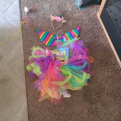 Unicorn Princess Dress. size 5/6 Year Old .