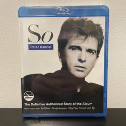 So Peter Gabriel Blu Ray Movie NEW SEALED Album Documentary 2012