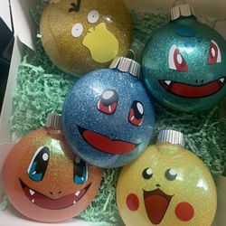 Pokemon Christmas Ornaments 