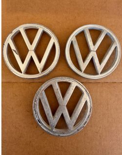 vw beetle original early hood emblems