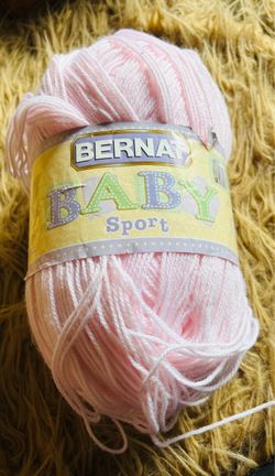 Bernat Baby Sport Yarn Baby Pink  New