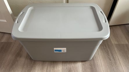 Brand NEW 30gal Storage Tote Gray - Room Essentials