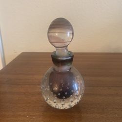 Amethyst Bullicante Perfume Bottle with Stopper