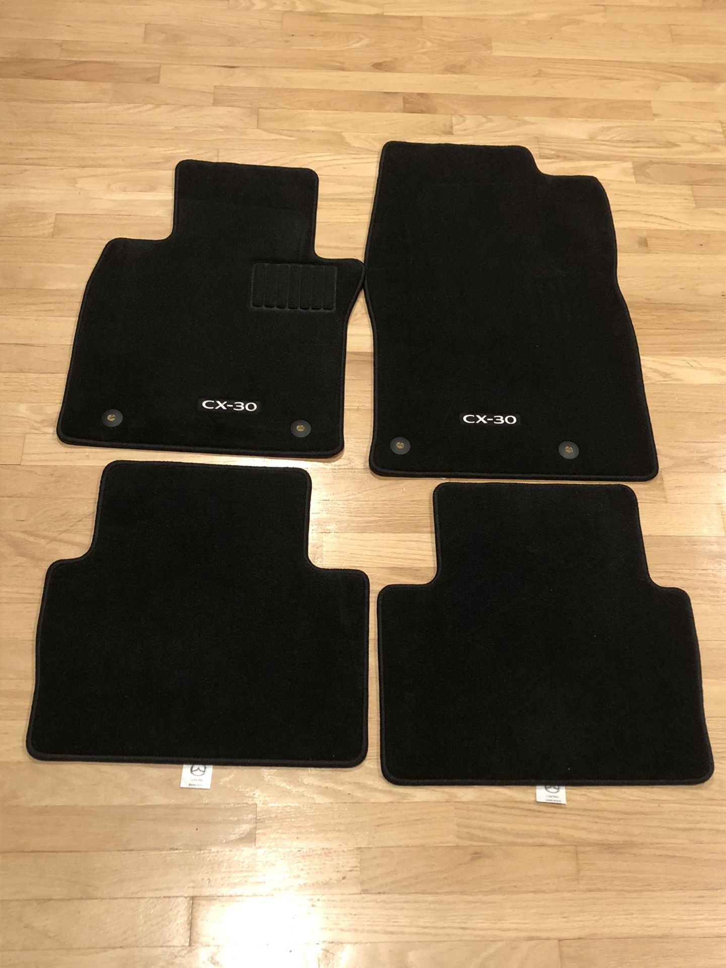 2019 - 2021 Mazda CX-30 Floor Mats Black. From 2021 CX30. BRAND NEW Never Used.