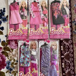 Barbie 2014 and 2015 Fashion Packs Bundle ~ Price For All 5