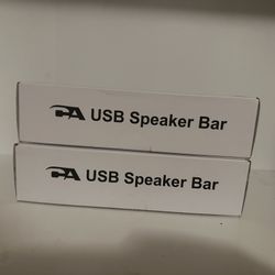 Two Cyber Acoustic Usb Speaker Bars Model :CA-2890