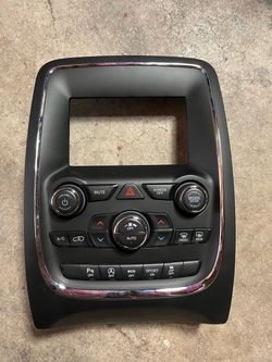 18-20 durango radio face climate control panel bezel
