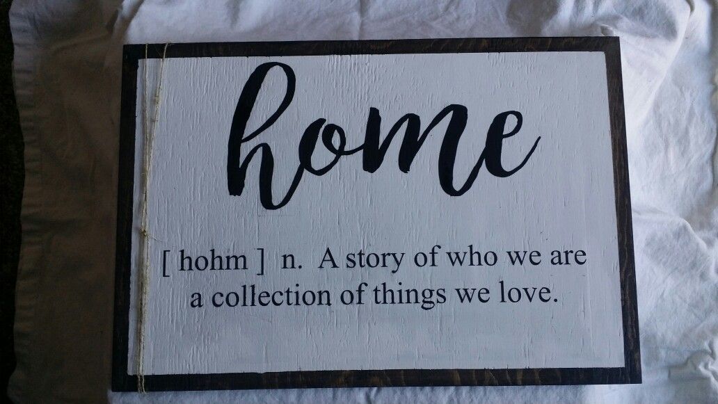 Wood signs