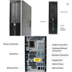 HP Compaq 6300 Desktop Computer (Brand New)