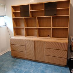 Book Shelf With Storage Drawers