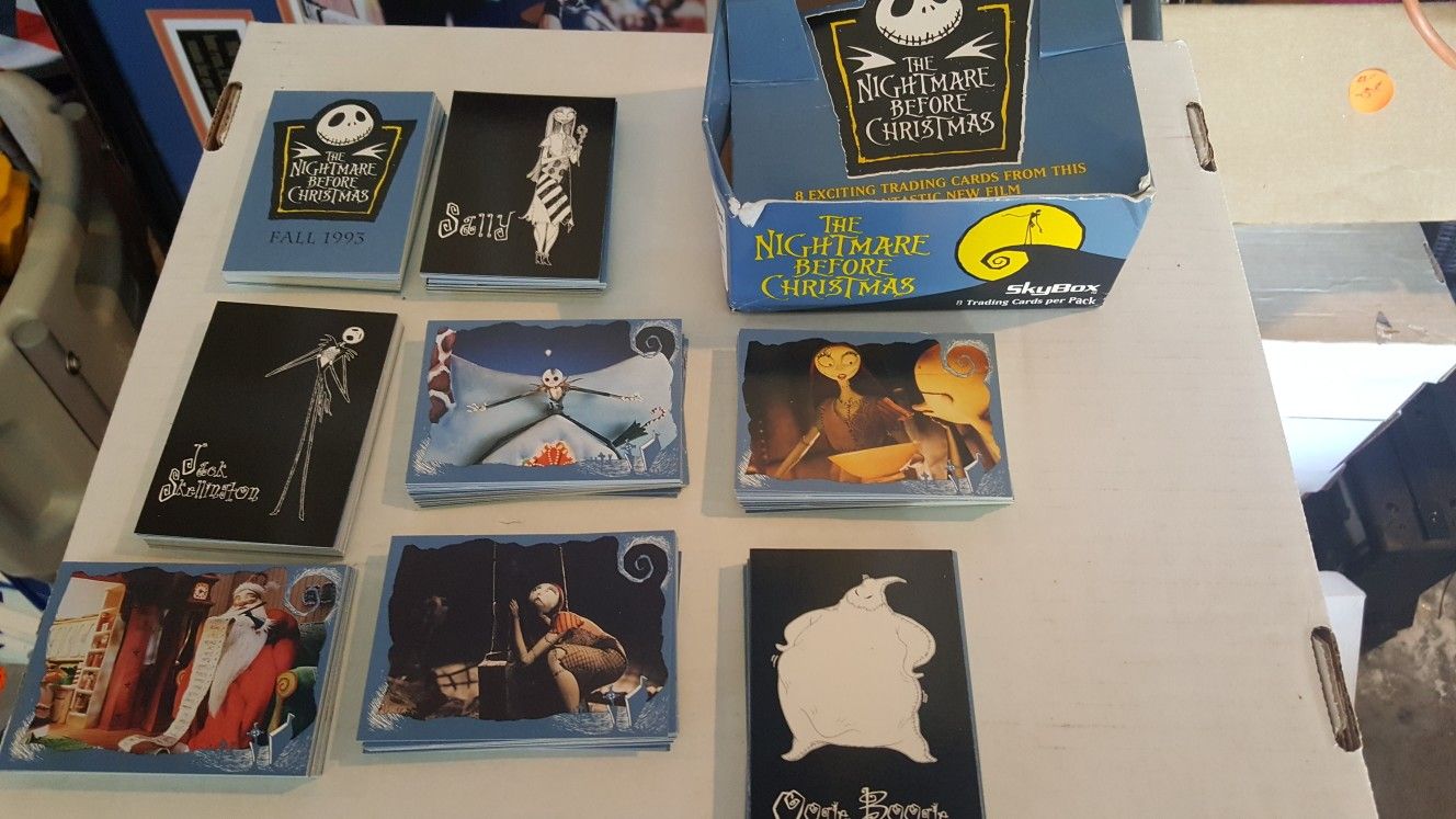 200 Nightmare before Christmas collectible card