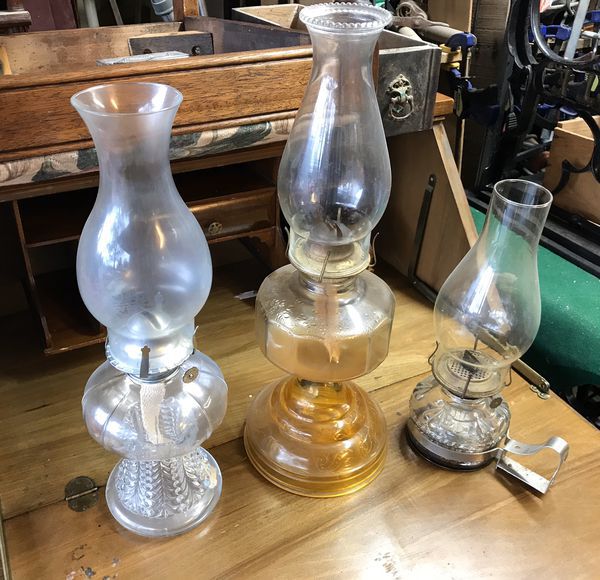 Antique Oil lamps $20 each