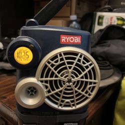 Ryobi P740 Digital Radio Aux 18v Portable Tool