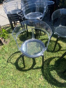 Acrylic chairs