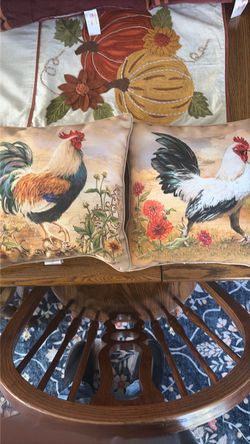 Rooster pillows