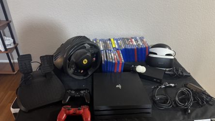 Complete PlayStation 4 Pro Gaming Setup + VR — Fully Working, Ready to Play