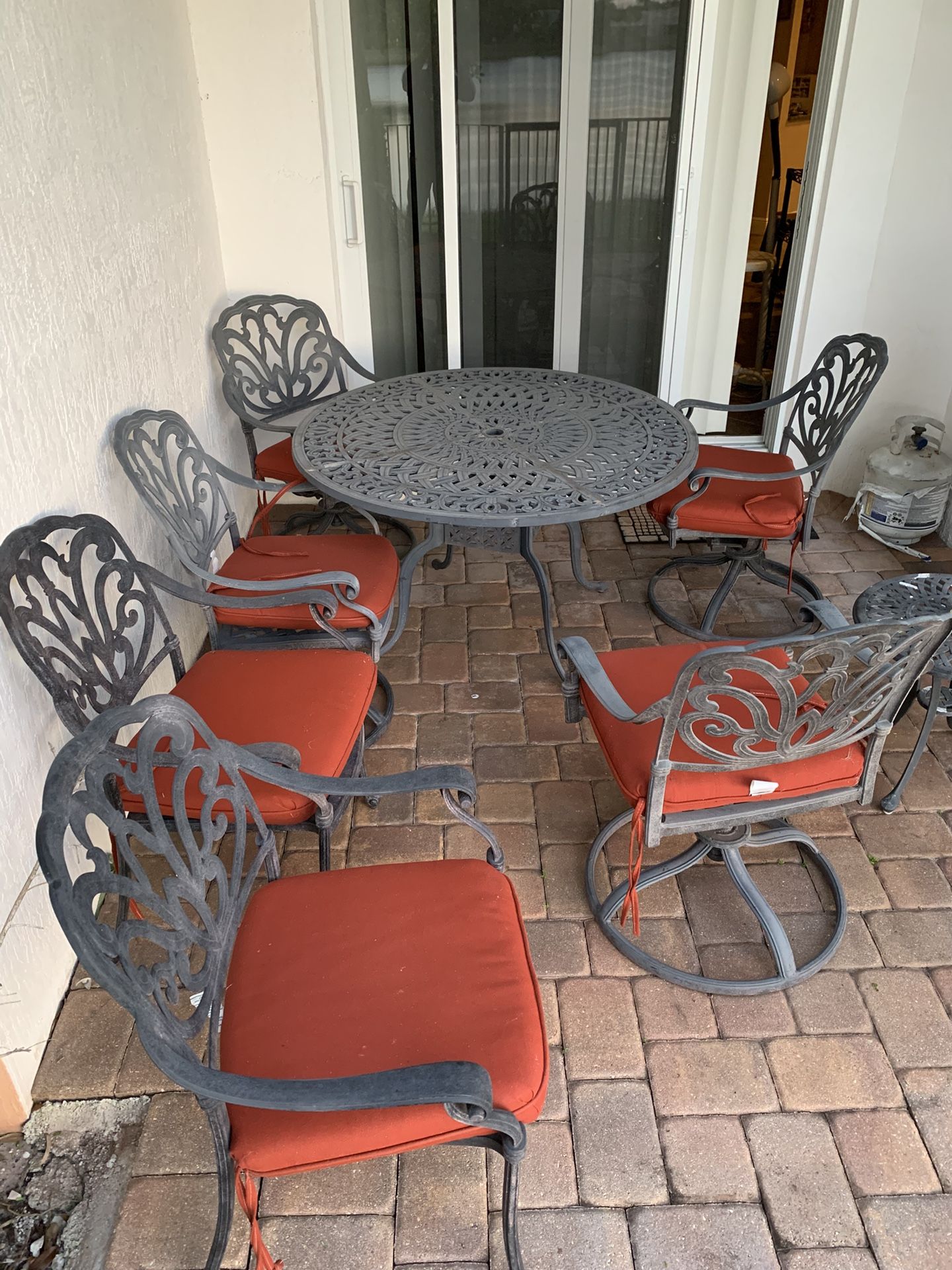 Aluminum Metal Patio Set