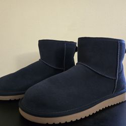 UGG Koolaburra Koola Mini Blue Suede Boot Size 8 Women’s