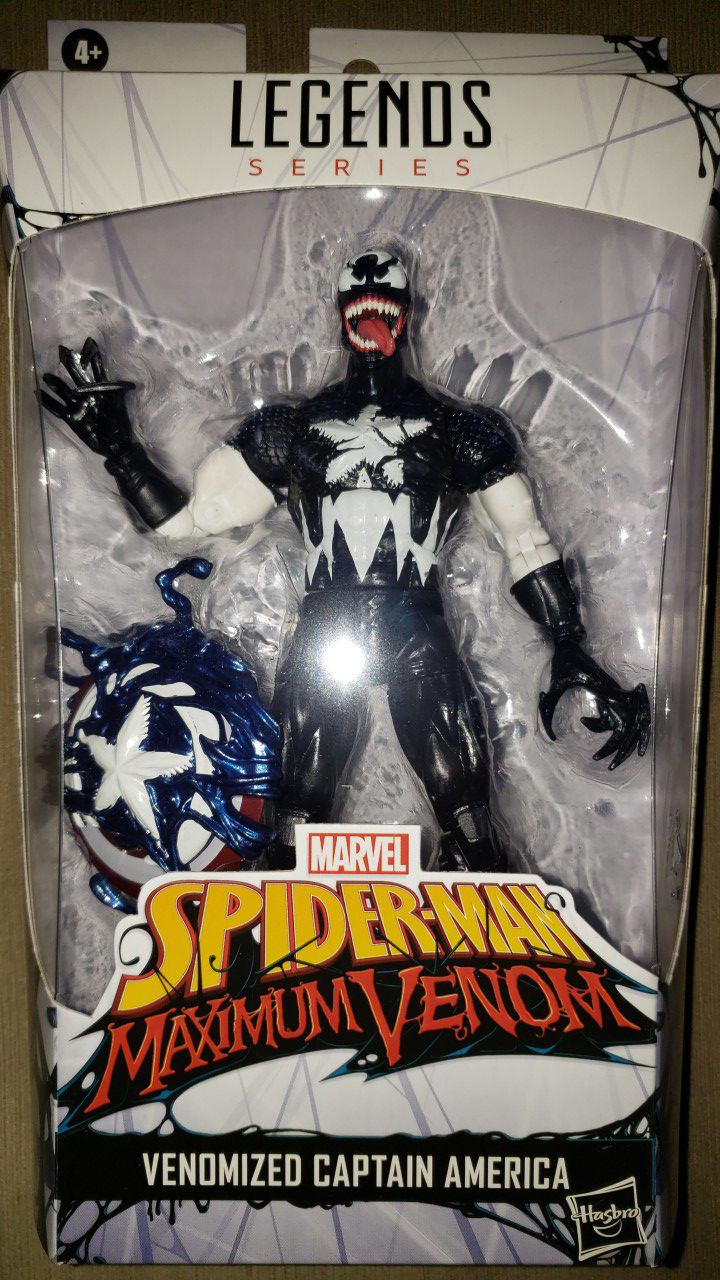 Marvel Legends Avengers Spiderman Venomozed Captain America