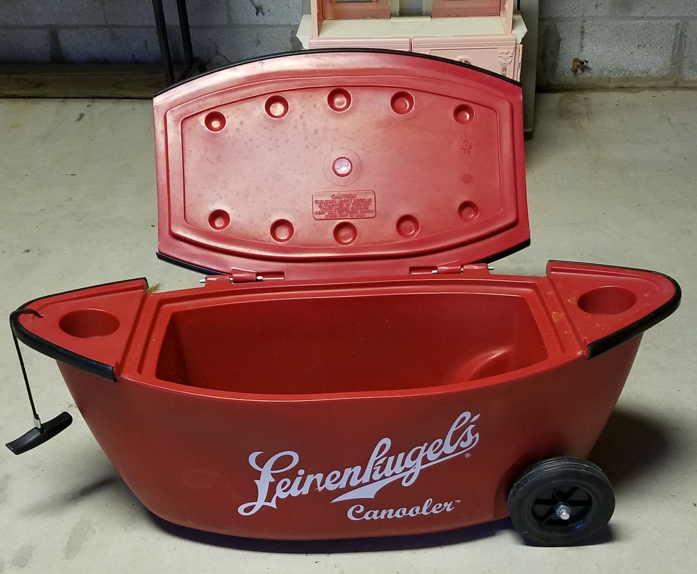 Leinenkugel's canoe cooler