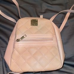 Shein pink mini backpack