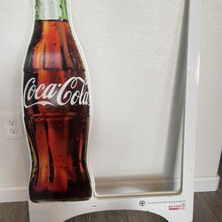 Coca Cola Bottle Coke Sign Frame Business Menu Decor 
