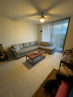 2 Piece L Shape Sectional Sofa