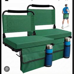 Double Stadium Seats with Cup Holders