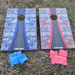 Corn Hole Boards & Bags Excellent Condition 