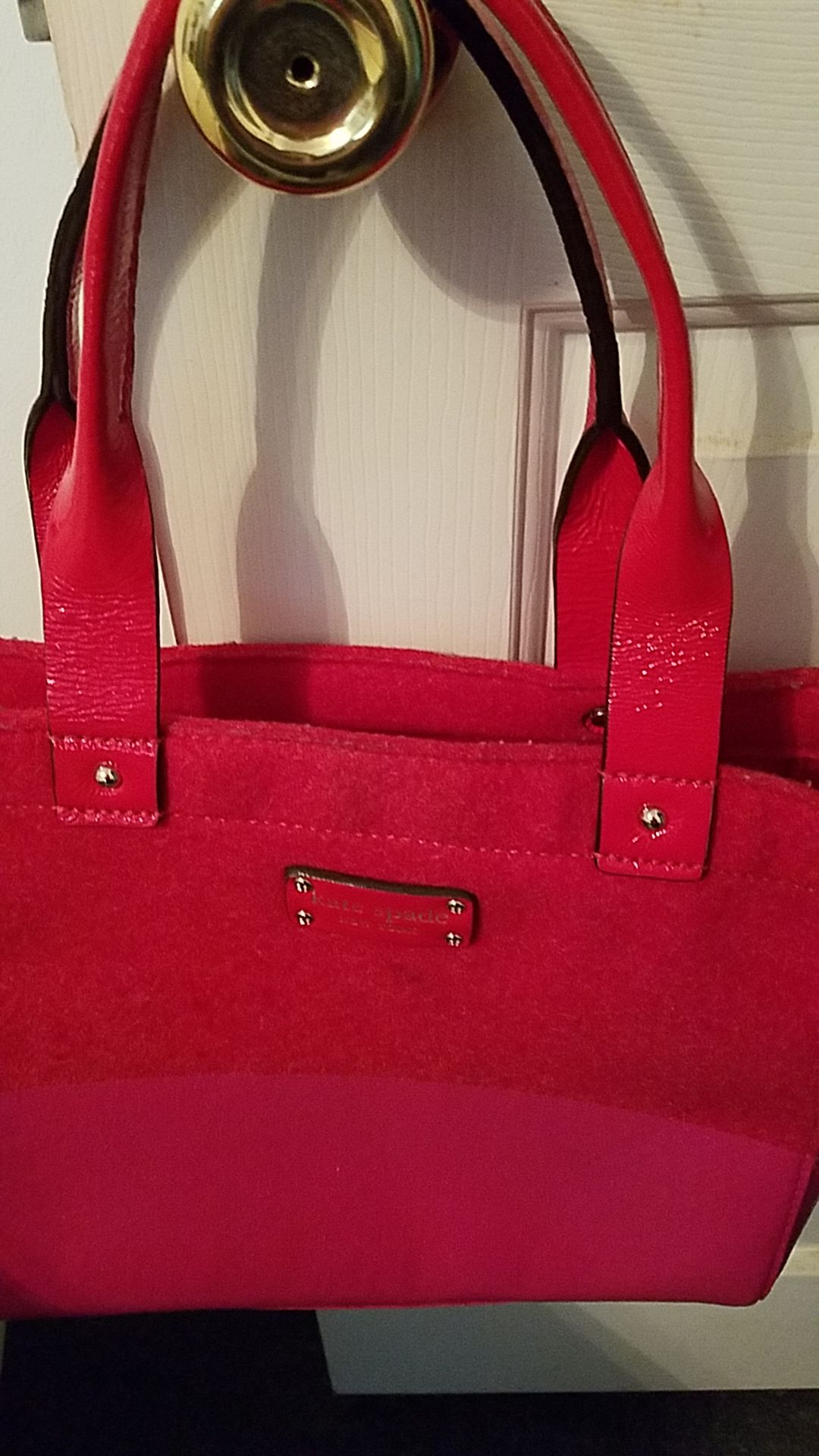 Kate spade red and pink authentic purse