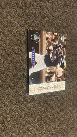 Michael Jordan Baseball Card Upper Decker