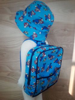 Mochila y gorros cualquier equipo o caricatura echo al gusto