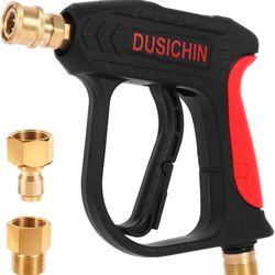 Short Wand High Pressure Washer  3000 PSI for Pressure Power Washers Black