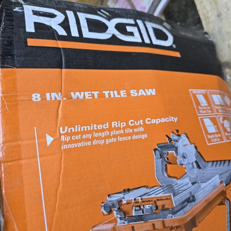 Ridgid 15 Amp 10 in. Wet Tile Saw with Portable Stand