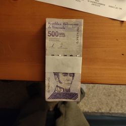 Packs Of Twenty 2020 - 500 Mil Bolivars 