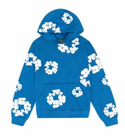 Lot of 6 Denim tears blue hoodies in small medium and large