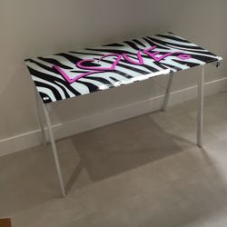 Desk For Girl /white Zebra With Love 