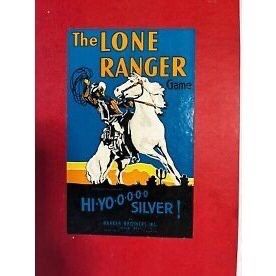 Vintage 1950s Lone Ranger Game