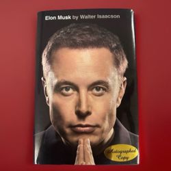 Walter Issacson Elon Musk autograph signed book 