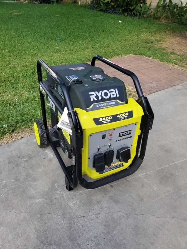 Ryobi 4000 watts inverter generator for Sale in San Antonio, TX OfferUp