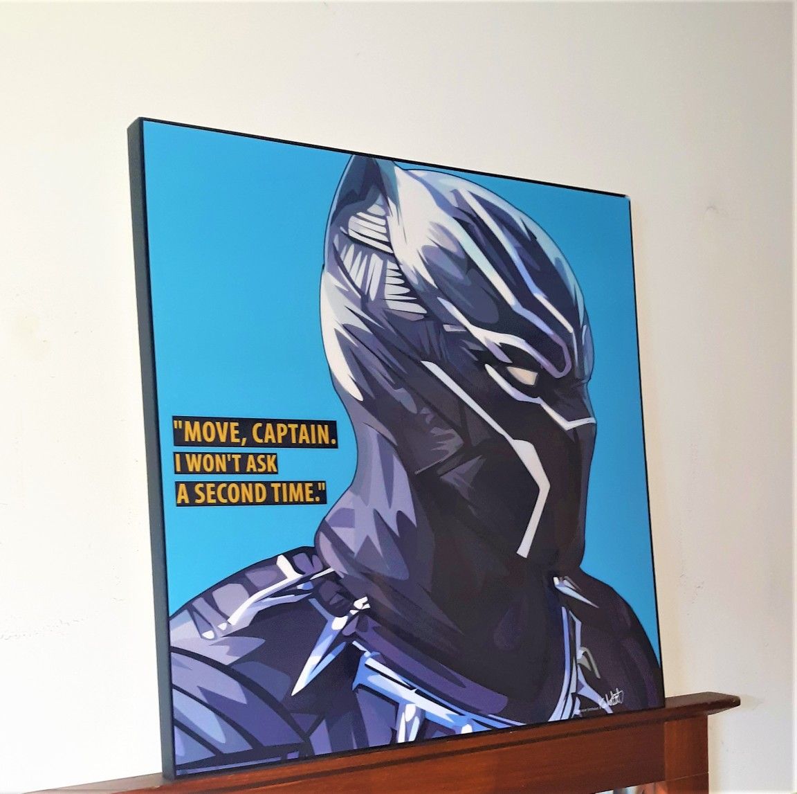 Black Panther Famous Pop Art Wall Canvas LARGE,All Products : American Fashion Style Bags On Sale