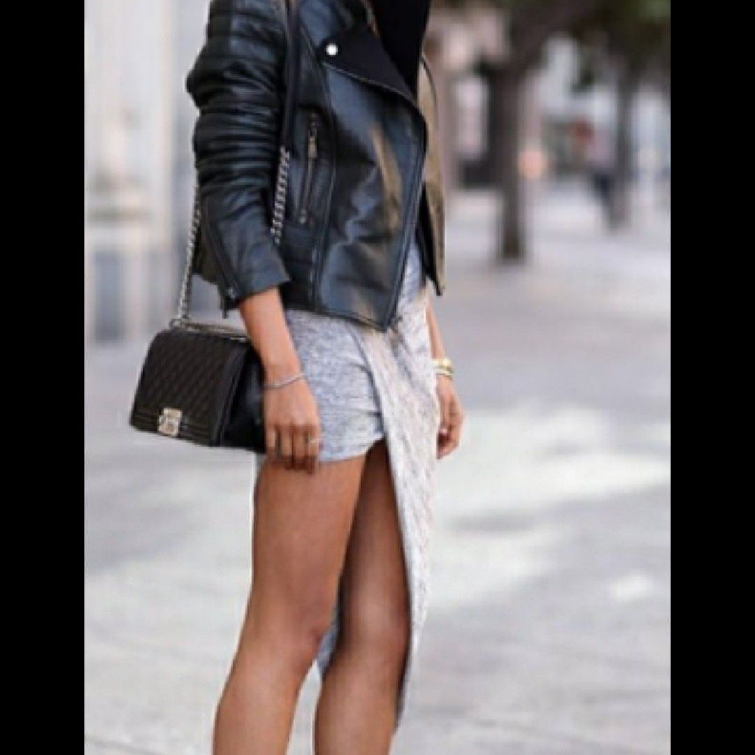 Dawn Levy Leather Moto Jacket