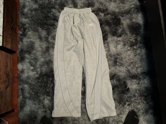 Grey Archive Sweatpants with White Side Stripes