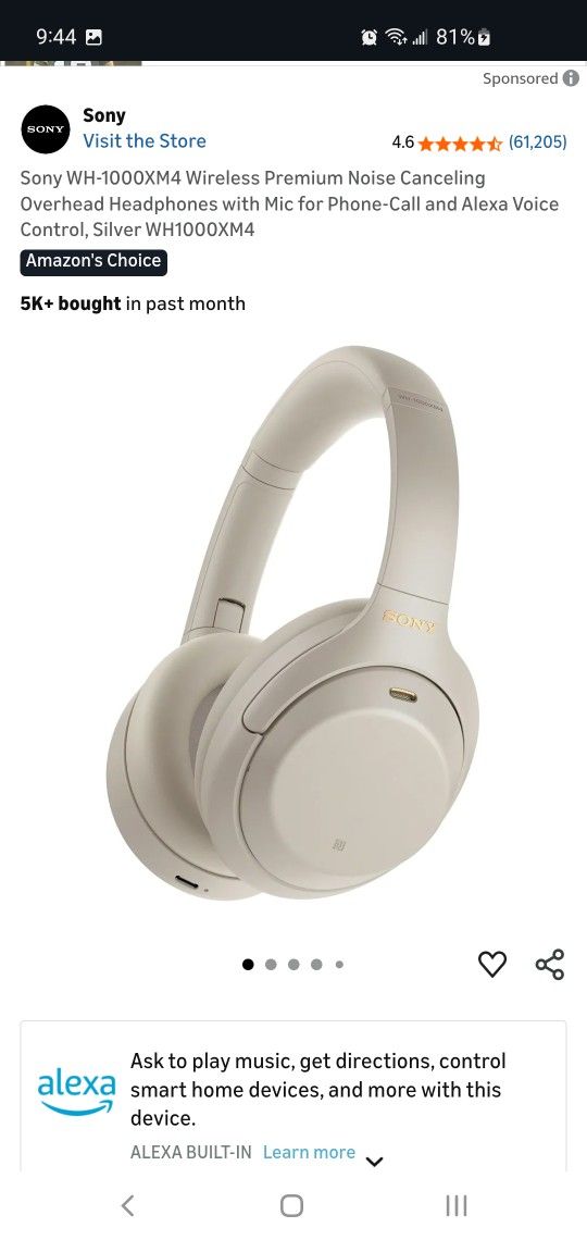 Brand New XM4 $160