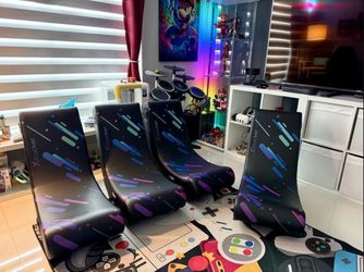 X Rocker Gaming Floor Chairs – Set of 4