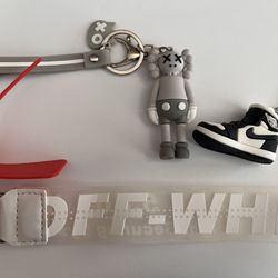 Kaws & Off-White Keychain 